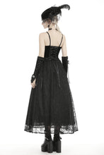 Load image into Gallery viewer, Gothic court velvet lace maxi dress DW465