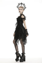 Load image into Gallery viewer, Gothic ghost irreqular frilly dress DW466