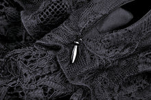 Load image into Gallery viewer, Gothic ghost irreqular frilly dress DW466