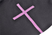 Load image into Gallery viewer, Harajuku purple black cross sweet cool rebel dress DW468