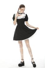 Load image into Gallery viewer, Women&#39;s hollow out peach heart melanism Alice dress DW469
