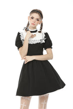 Load image into Gallery viewer, Women&#39;s hollow out peach heart melanism Alice dress DW469