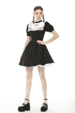 Load image into Gallery viewer, Women&#39;s hollow out peach heart melanism Alice dress DW469