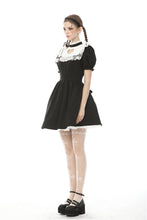 Load image into Gallery viewer, Women&#39;s hollow out peach heart melanism Alice dress DW469
