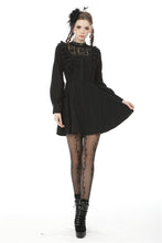Load image into Gallery viewer, Dark mysterious frilly lace dress DW472