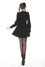 Load image into Gallery viewer, Dark mysterious frilly lace dress DW472