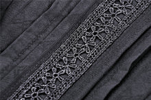 Load image into Gallery viewer, Dark mysterious frilly lace dress DW472