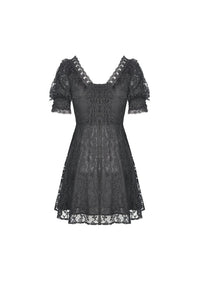 Women's sexy lace rope rebel dress DW474