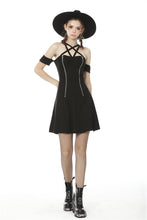 Load image into Gallery viewer, Women&#39;s sexy zipper star halter dress DW476