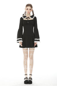 Black sweet cool doll rebel dress DW479