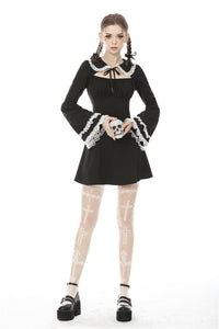Black sweet cool doll rebel dress DW479