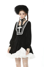 Load image into Gallery viewer, Dark haunted cross ghost dress DW481