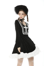 Load image into Gallery viewer, Dark haunted cross ghost dress DW481