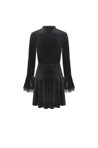 Gothic vampire velvet dress DW483