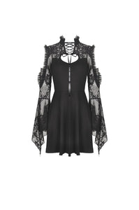 Rock princess lace sexy shouders dress  DW485