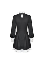 Load image into Gallery viewer, Alternative rebel doll black white dress DW488