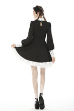 Load image into Gallery viewer, Alternative rebel doll black white dress DW488