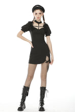 Load image into Gallery viewer, Gothic cross ghost bubble short sleeve dress  DW491