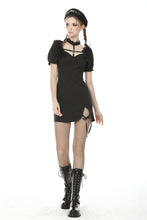 Load image into Gallery viewer, Gothic cross ghost bubble short sleeve dress  DW491