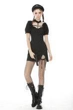 Load image into Gallery viewer, Gothic cross ghost bubble short sleeve dress  DW491