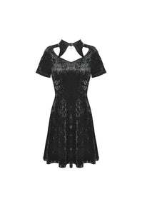Devil magic diamond velvet dress DW492