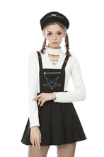 Load image into Gallery viewer, Punk locomotive chain star rebel suspender skirt DW497