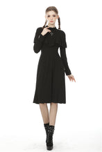 Load image into Gallery viewer, Dark nun cross midi dress DW502
