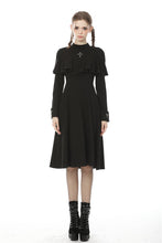 Load image into Gallery viewer, Dark nun cross midi dress DW502