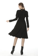 Load image into Gallery viewer, Dark nun cross midi dress DW502