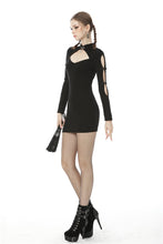 Load image into Gallery viewer, Punk locomotive sexy arm bodycon dress DW503