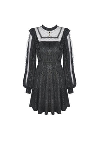 Dreamy princess lace sexy see-through square neck dress DW505