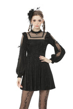 Load image into Gallery viewer, Dreamy princess lace sexy see-through square neck dress DW505