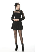Load image into Gallery viewer, Dreamy princess lace sexy see-through square neck dress DW505