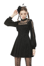 Load image into Gallery viewer, Dreamy princess lace sexy see-through square neck dress DW505
