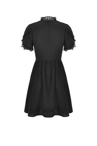 Innocent girl vertical soft short sleeves dress DW509