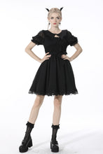 Load image into Gallery viewer, Dead bat doll collar mini dress DW512