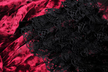 Load image into Gallery viewer, Dead wine frilly neck dress DW513