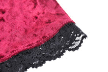 Load image into Gallery viewer, Dead wine frilly neck dress DW513