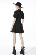 Load image into Gallery viewer, Rebel girl lace up waist lapel dress DW515