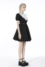 Load image into Gallery viewer, Alice in Wonderland contrast collar dress DW517