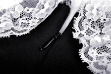 Load image into Gallery viewer, Alice in Wonderland contrast collar dress DW517