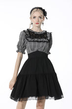Load image into Gallery viewer, Lost girl grid prom dress DW520