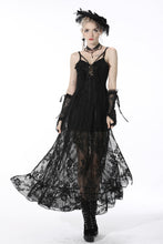 Load image into Gallery viewer, Gothic sexy lace maxi strap dress DW523