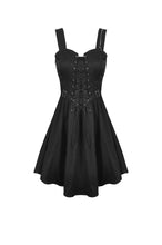 Load image into Gallery viewer, Punk lace up chest asymmetric strap dress DW530