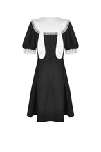 Load image into Gallery viewer, Gothic lolita lace-trim rabbit ear dress DW531