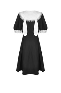 Gothic lolita lace-trim rabbit ear dress DW531