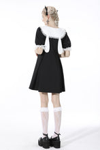Load image into Gallery viewer, Gothic lolita lace-trim rabbit ear dress DW531