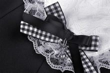 Load image into Gallery viewer, Gothic lolita lace-trim rabbit ear dress DW531