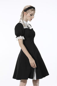 Gothic dead cross short-sleeves dress  DW532