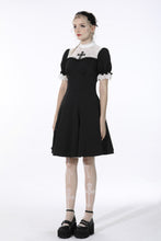 Load image into Gallery viewer, Gothic dead cross short-sleeves dress  DW532
